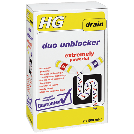 HG Drain Duo Unblocker 2 x 0.5L