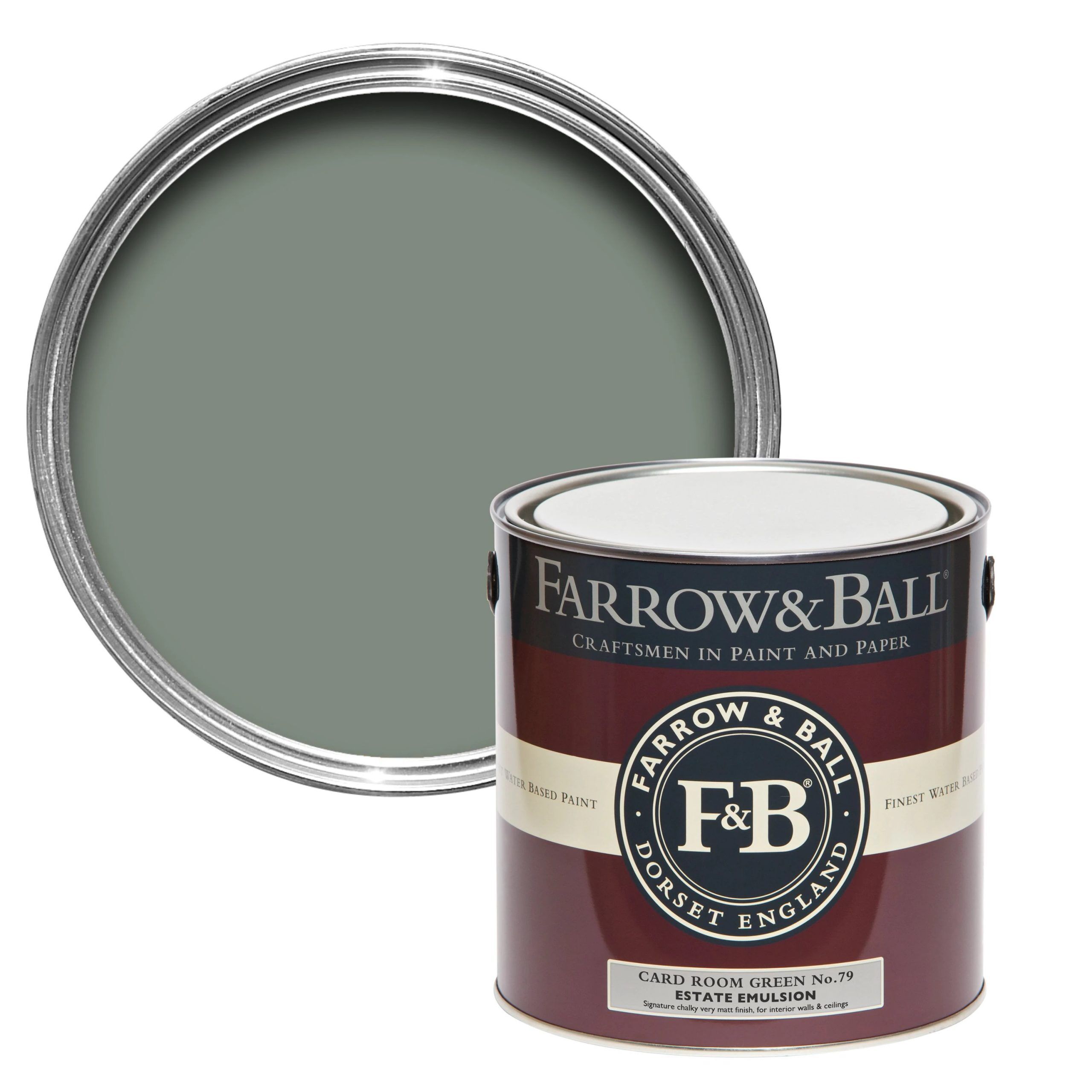 Farrow & Ball - Card Room Green No. 79 - Image 2