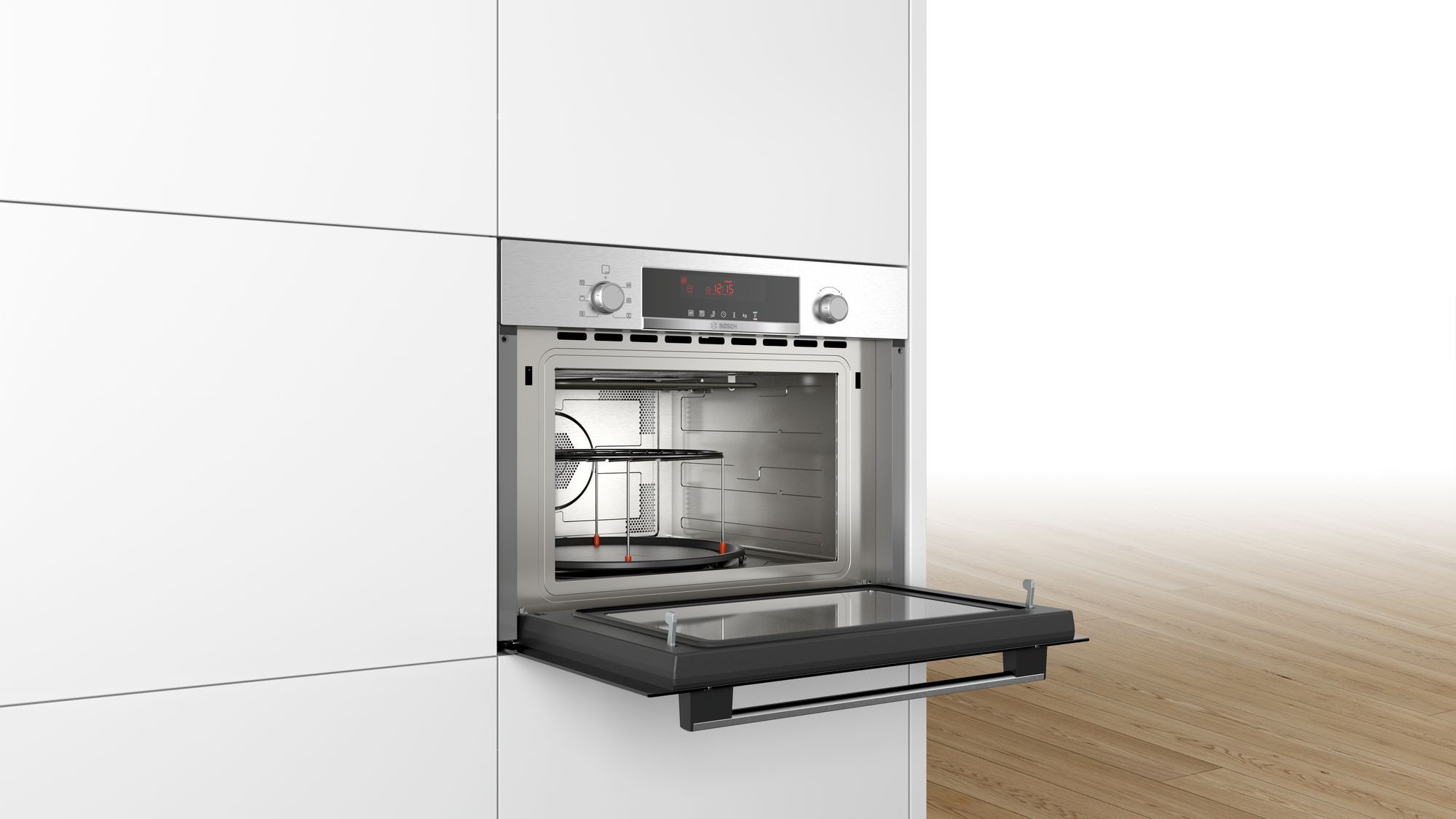 Bosch Serie 4 CMA583MS0B Built-in Combination Microwave - Stainless Steel - Image 2