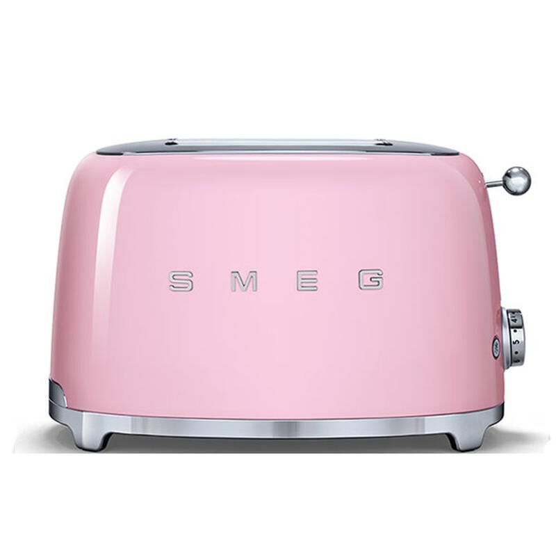 Smeg 50's Style Retro TSF01PKUK 2 Slice Toaster - Pink