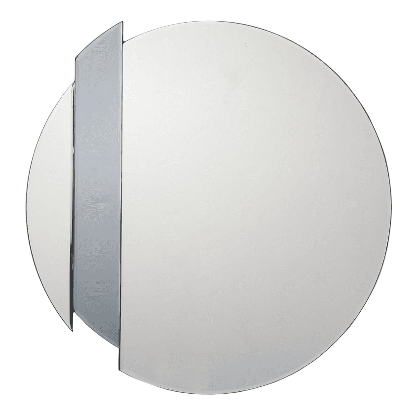 Yulia Silver and Smoked Glass Mirror