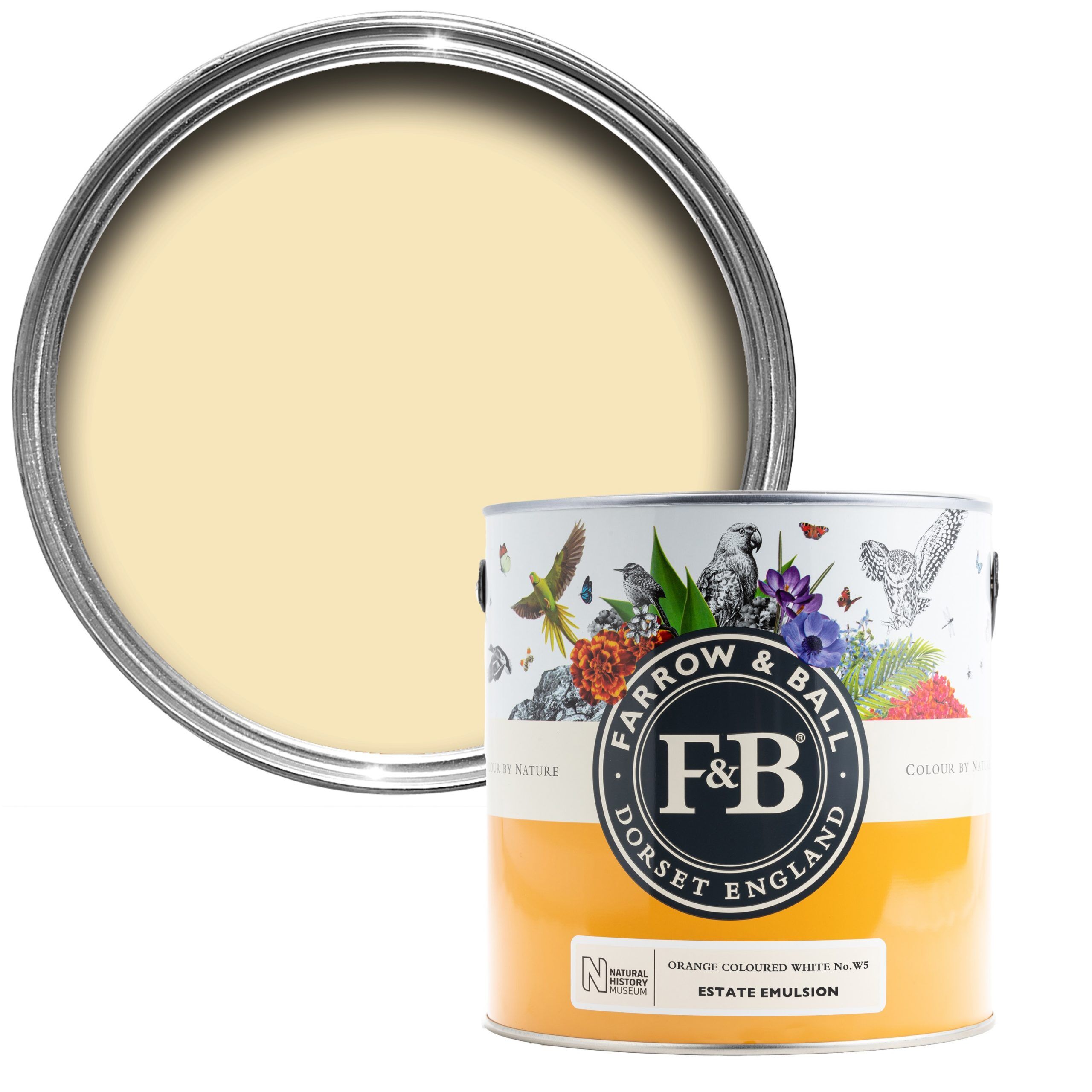 Farrow & Ball - Orange Coloured White No. W5 - Image 2