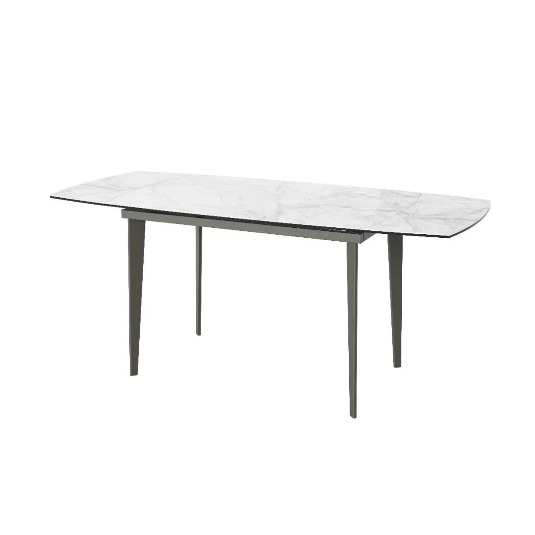 Verdi Gloss Ceramic Extending Dining Table - 120-180cm - Image 2