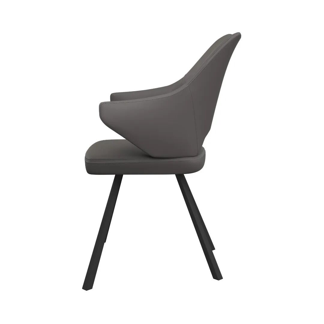 Zola Dining Chair Grey - Pair - Image 3