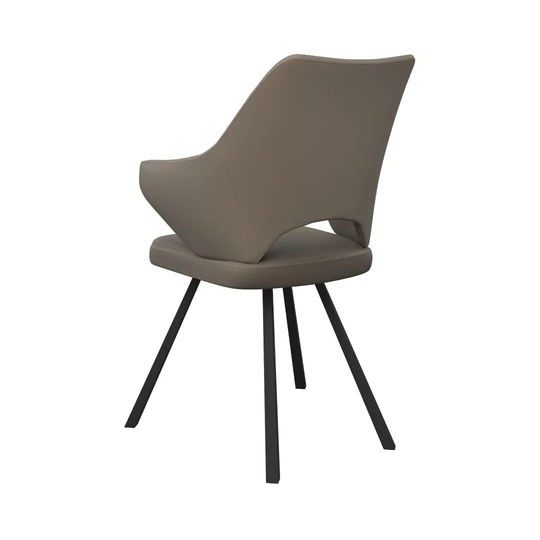 Zola Dining Chair Taupe - Pair - Image 4