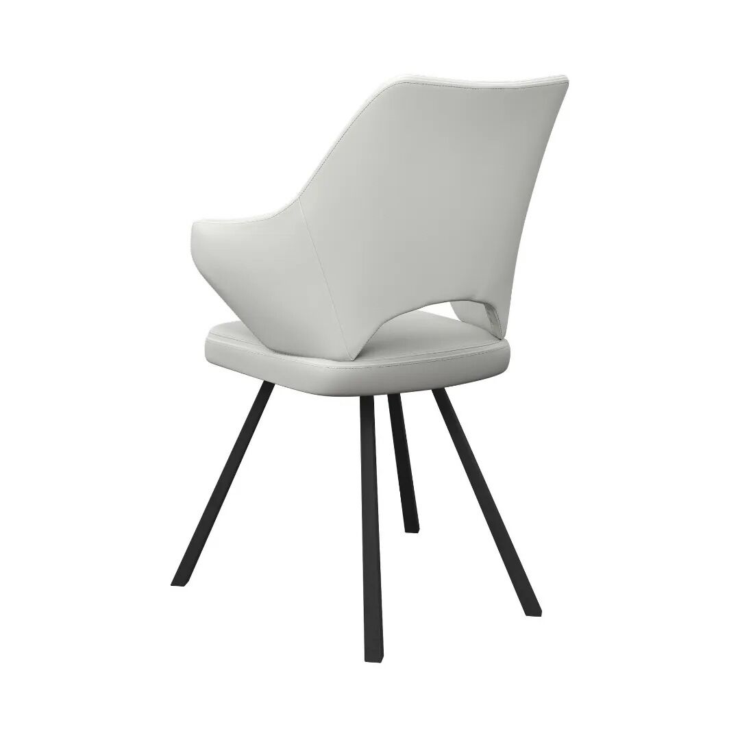 Zola Dining Chair White - Pair - Image 4