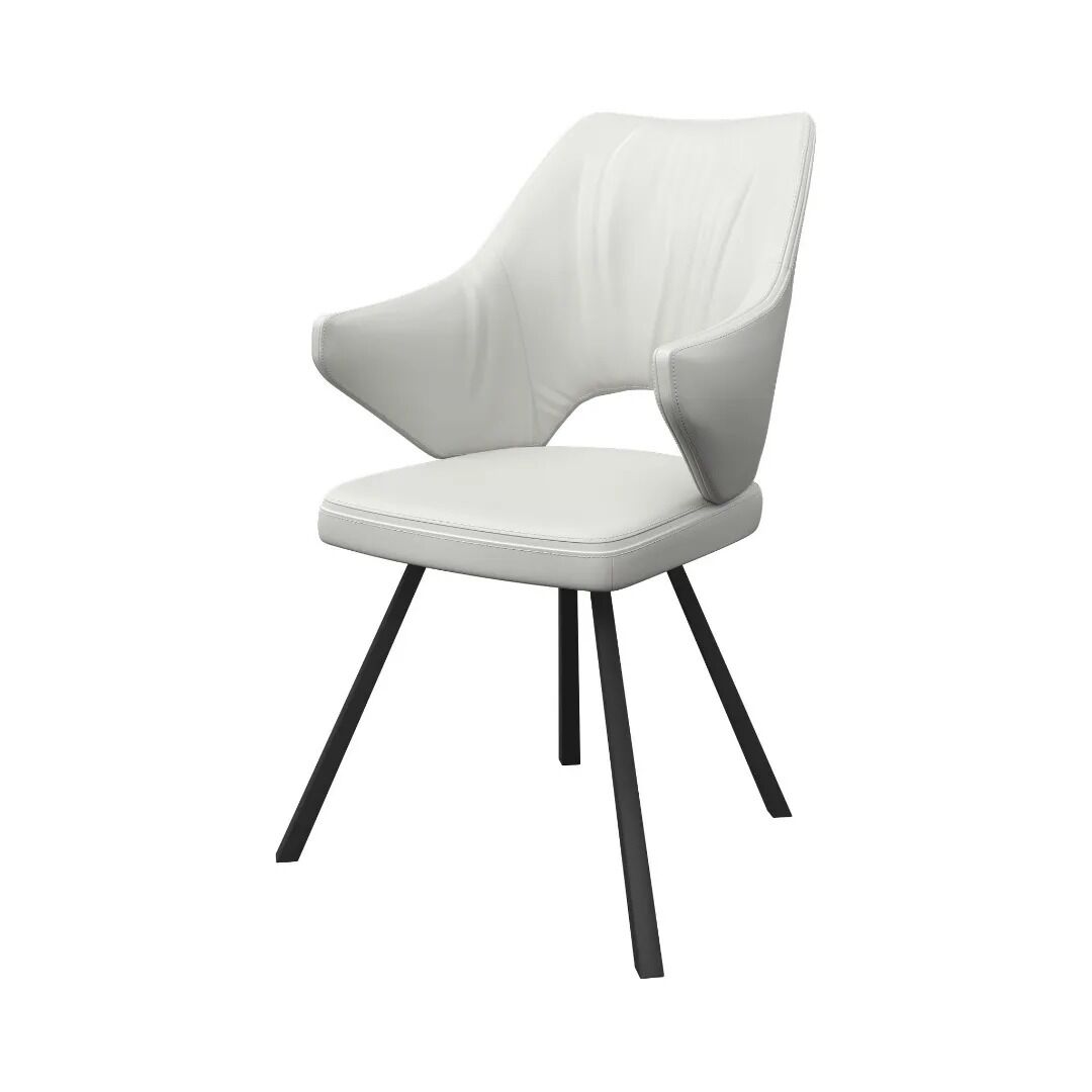 Zola Dining Chair White - Pair - Image 2