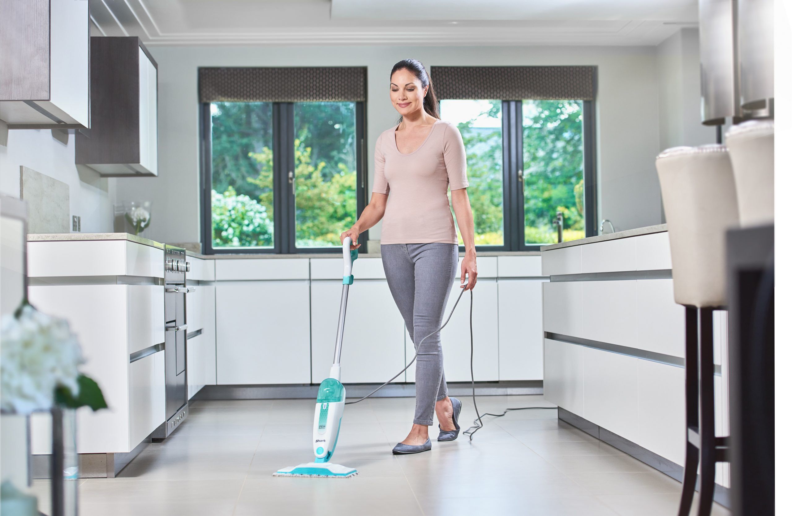 Shark S1000UK Steam Mop - White/Mint Green - Image 6