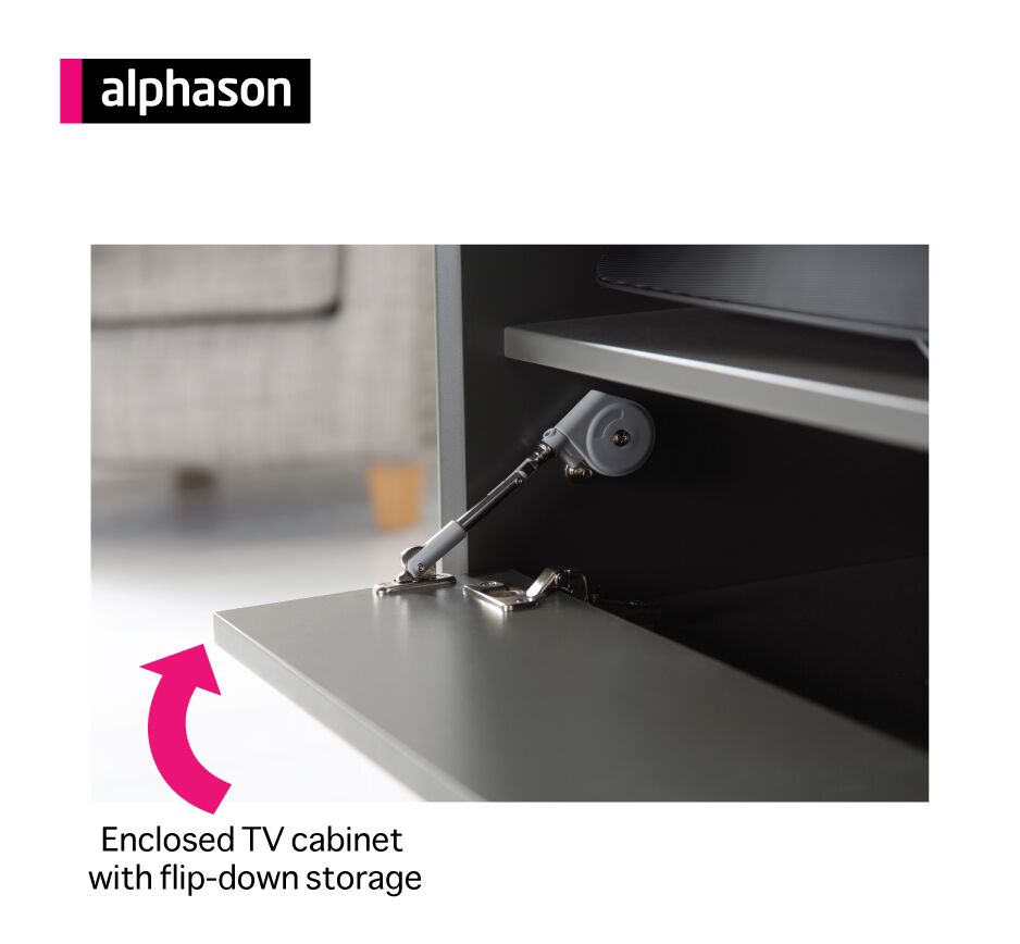 Carbon 1200 <br> TV Stand <br> Grey - Image 8