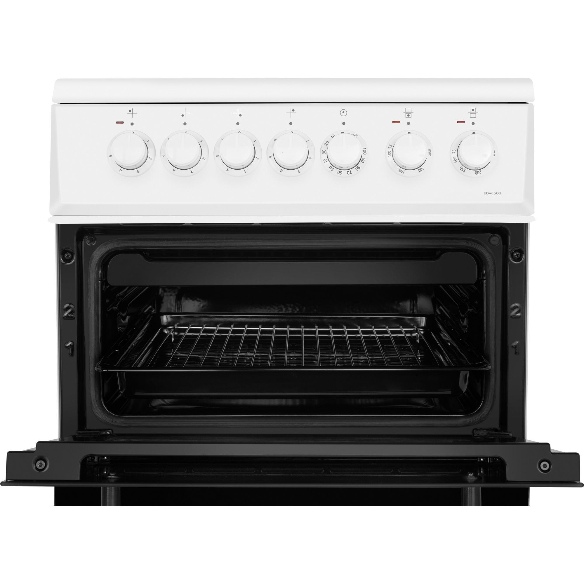 Beko EDVC503W 50cm Double Oven Electric Cooker - Image 3