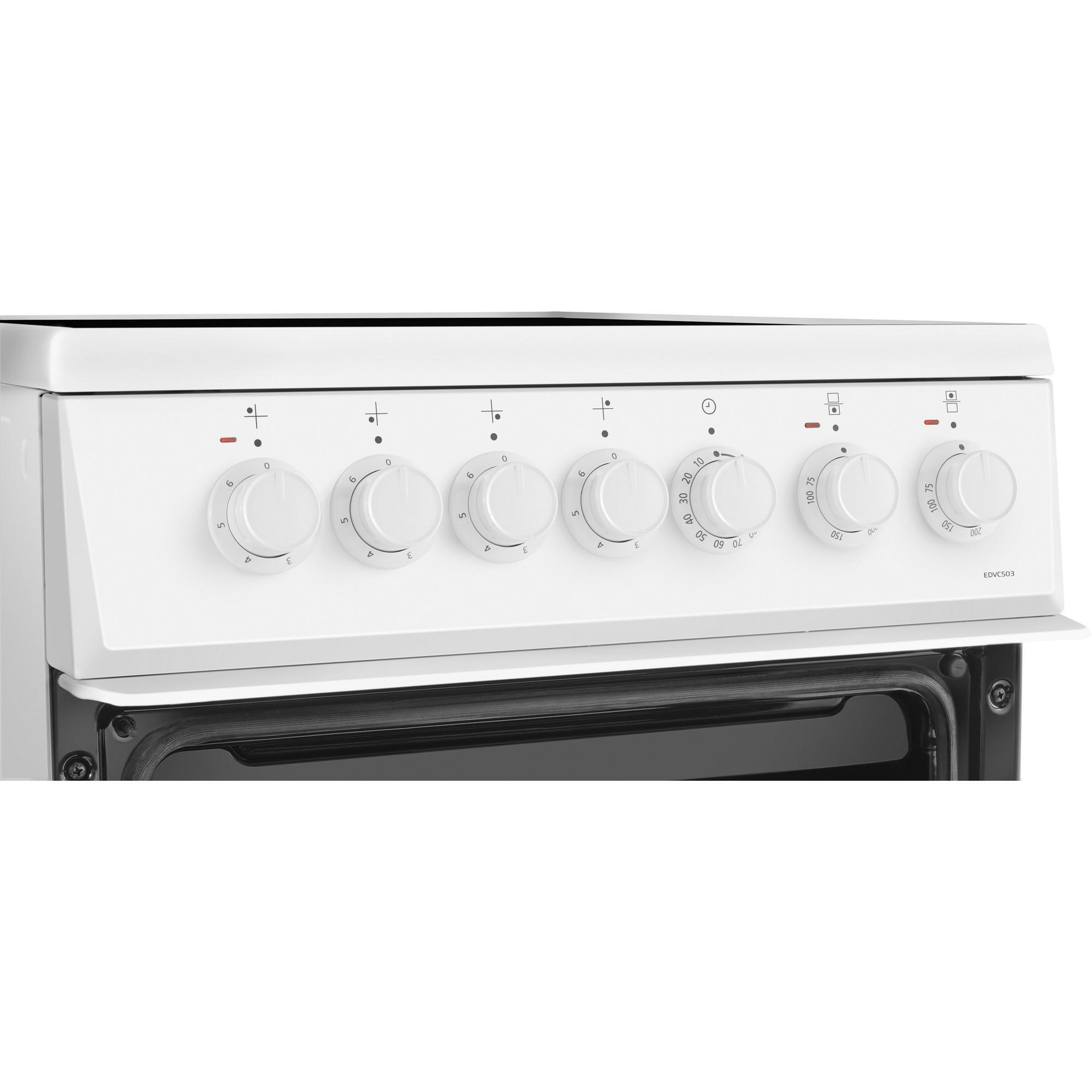 Beko EDVC503W 50cm Double Oven Electric Cooker - Image 5
