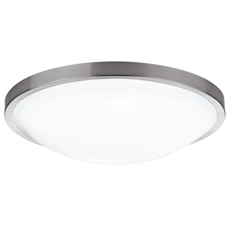 Dover Round Acrylic Satin Chrome Flush Fitting (Suitable for Bathrooms)