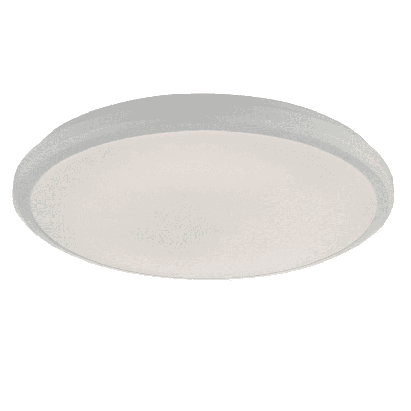 Emmett Flush Acrylic White Ceiling Light (Suitable for Bathrooms)