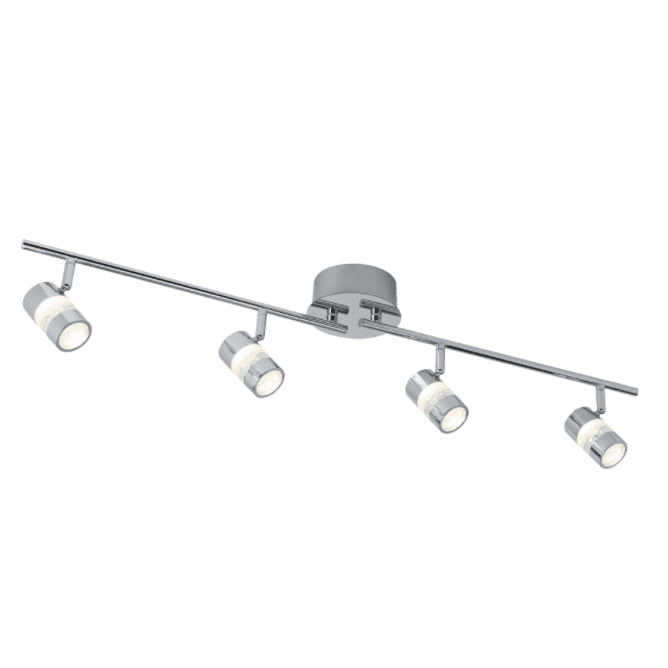 Aquatic Chrome 4 Spotlight Bar (Suitable for Bathrooms)