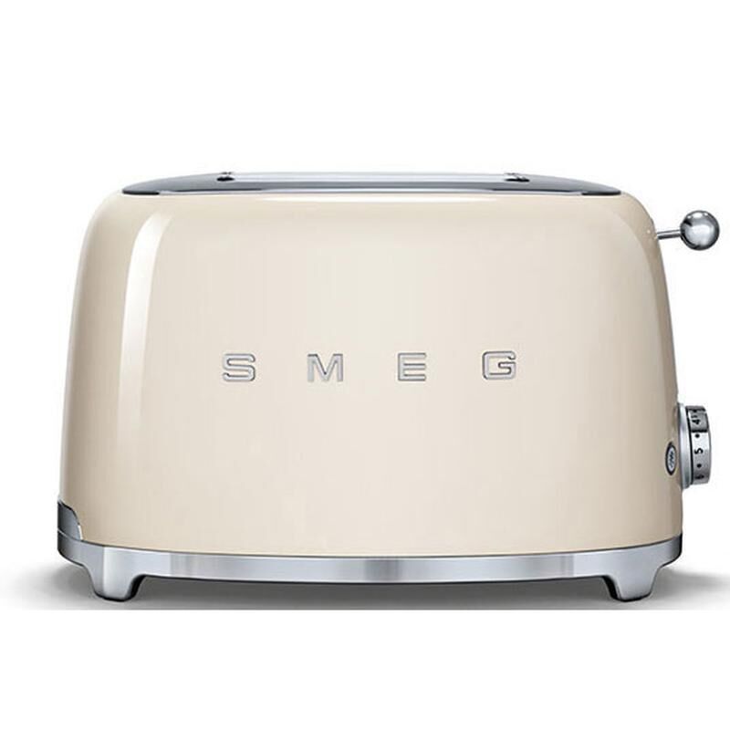 Smeg 50's Style Retro TSF01CRUK 2 Slice Toaster - Cream