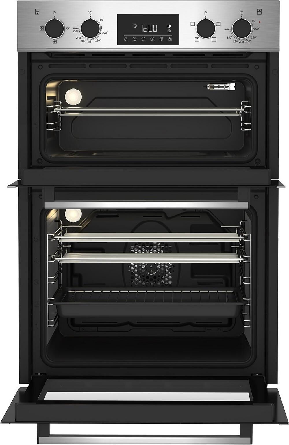 Beko CDFY22309X 60cm Built-in High Specification RecycledNet Double Oven - Stainless Steel - Image 3