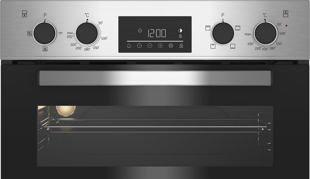 Beko CDFY22309X 60cm Built-in High Specification RecycledNet Double Oven - Stainless Steel - Image 4