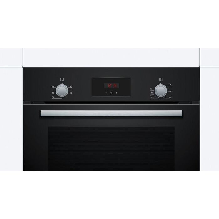 Bosch HHF113BA0B 59.4cm Built-in Electric Single Oven with 3D Hot Air - Black - Image 3
