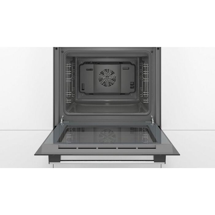 Bosch HHF113BA0B 59.4cm Built-in Electric Single Oven with 3D Hot Air - Black - Image 4