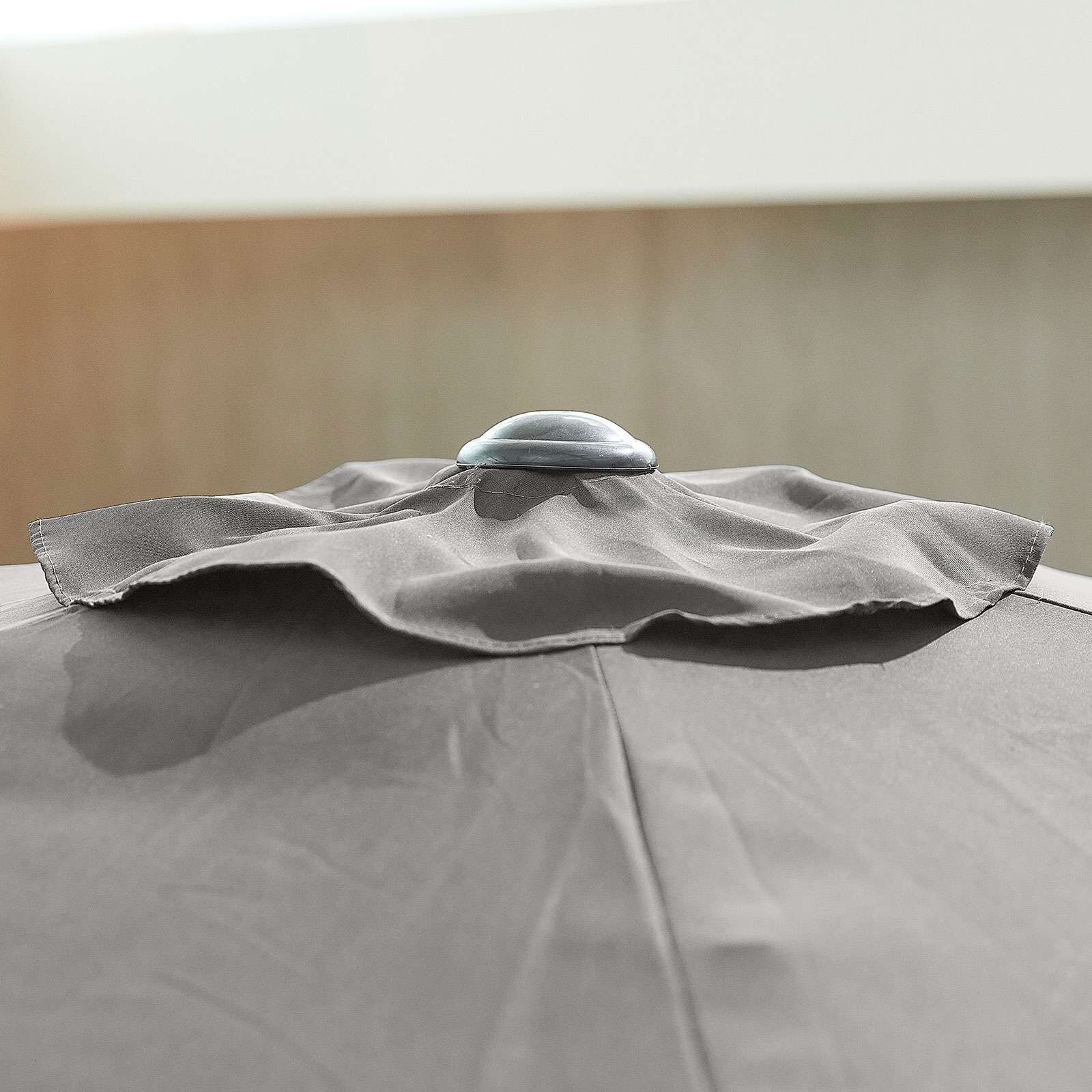 Nova <br> Antigua Aluminium Parasol 2.7m Round Grey - Image 6