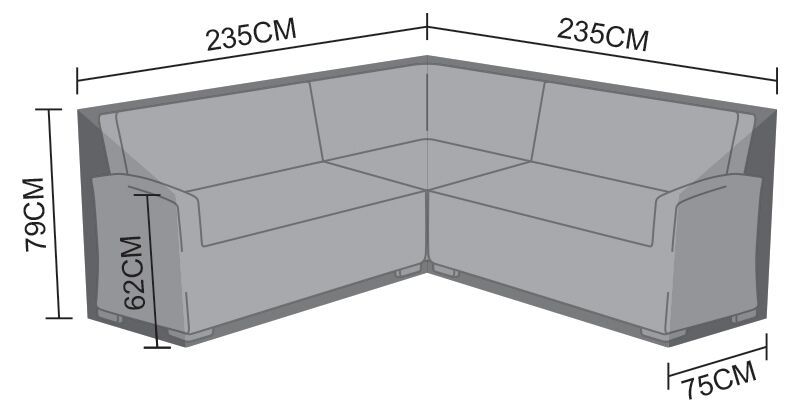 Nova <br> Corner Dining Set Cover Cambridge Deluxe - Image 11