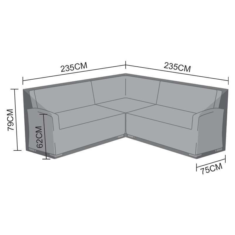 Nova <br> Corner Dining Set Cover Cambridge Deluxe - Image 2