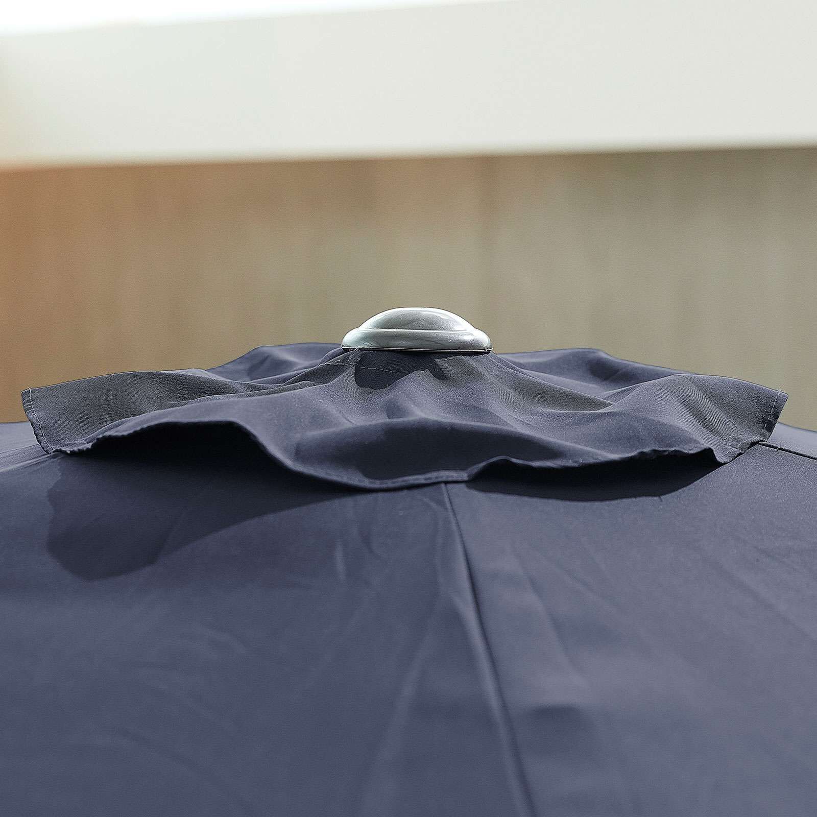 Nova <br> Antigua Aluminium Parasol 2.4m Round Navy - Image 6