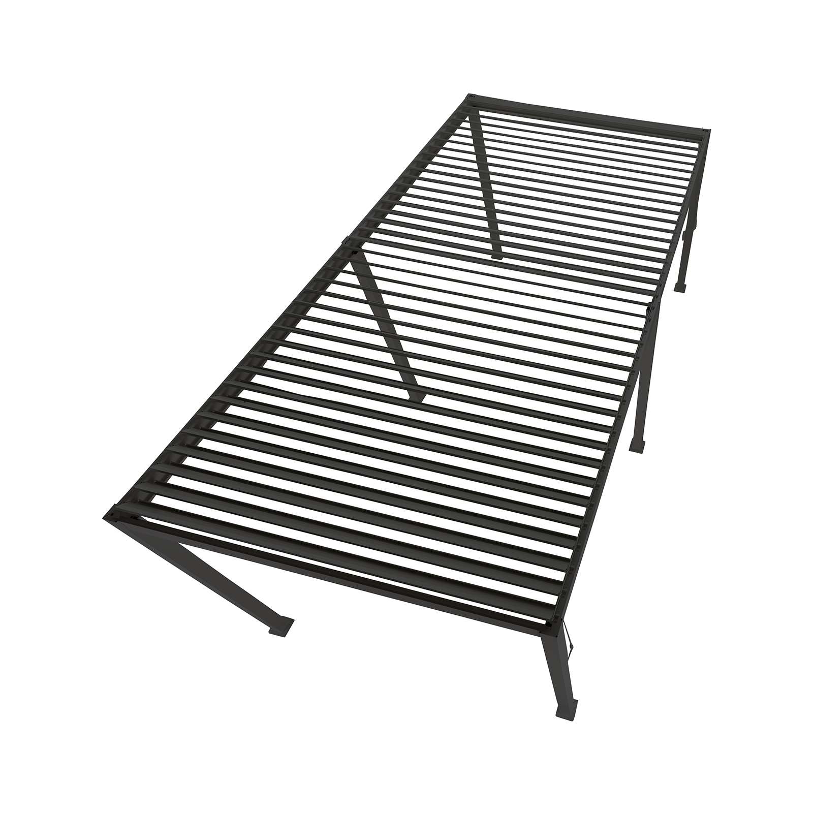Nova <br> Titan Aluminium Pergola - 6m x 3m Rectangular - Grey - Image 6