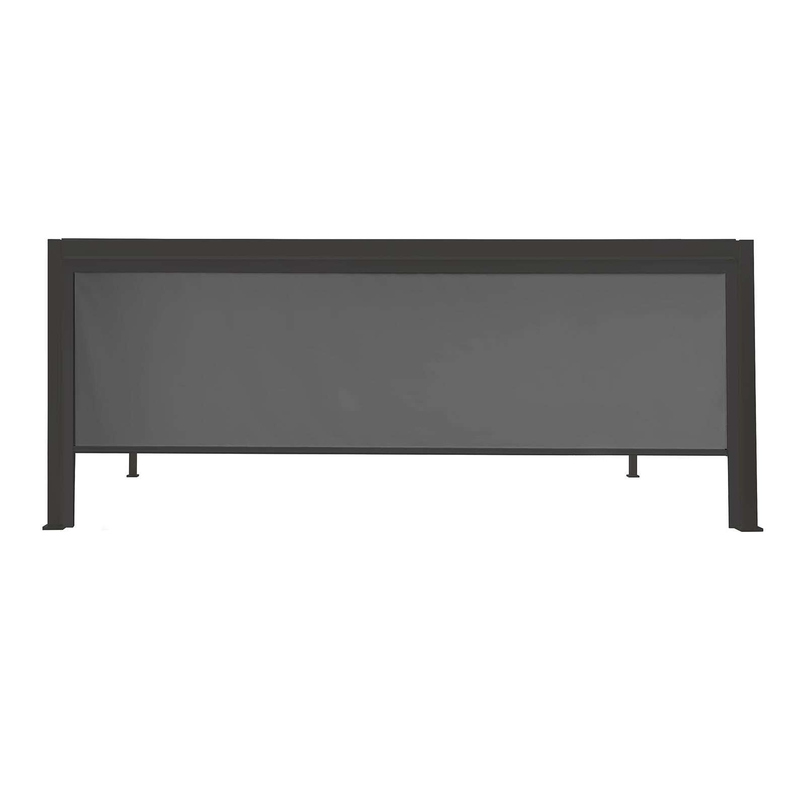 Nova <br> Pull Down Screen for Titan 4m Pergolas Grey