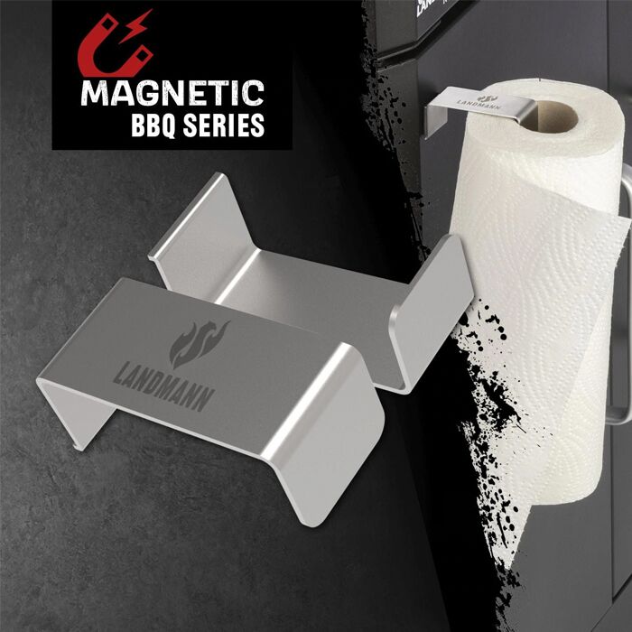 Landmann Stainless Steel Magnetic Kitchen Roll Holder - Image 2