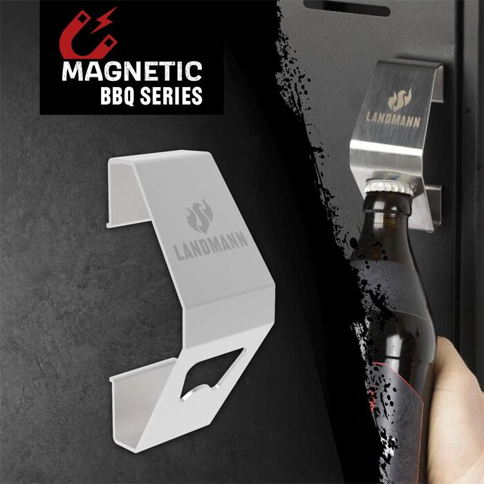 Landmann Stainless Steel Magnetic Bottle Opener - Image 2
