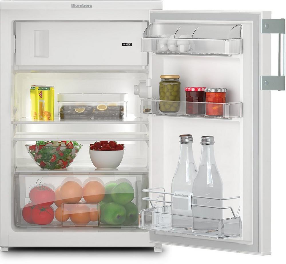 Blomberg TSM1544P Freestanding 55cm Under Counter Fridge with Ice Box in White - Image 2