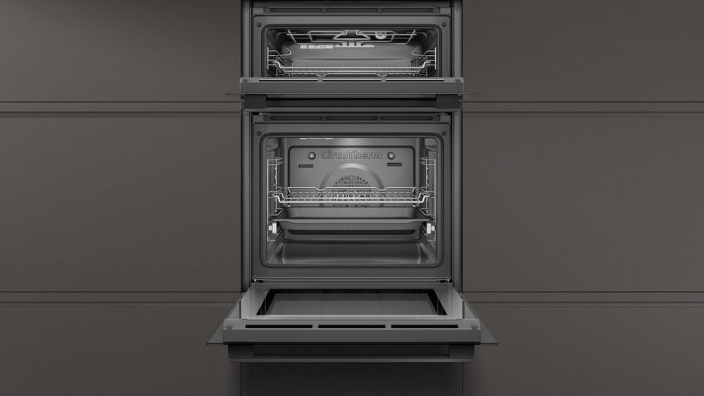 Neff U1ACE2AG3B 59.4cm Built In Electric Double Oven - Graphite Grey - Image 4