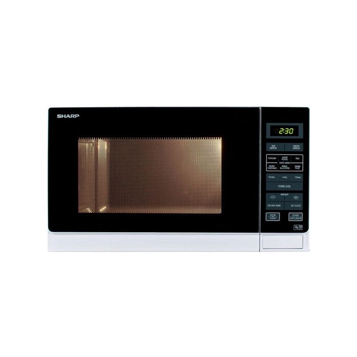 Sharp R372WM 25 Litre Solo Microwave - White