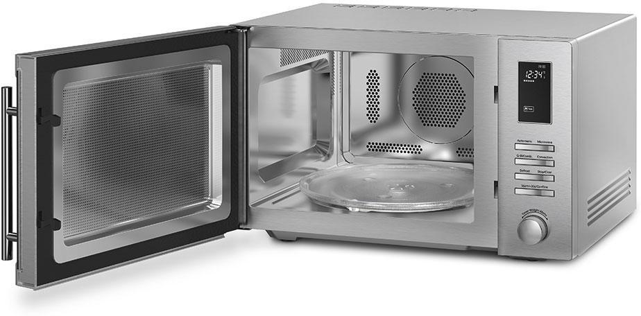 Smeg MOE34CXIUK 34 Litre Combination Microwave Oven - Stainless Steel - Image 2