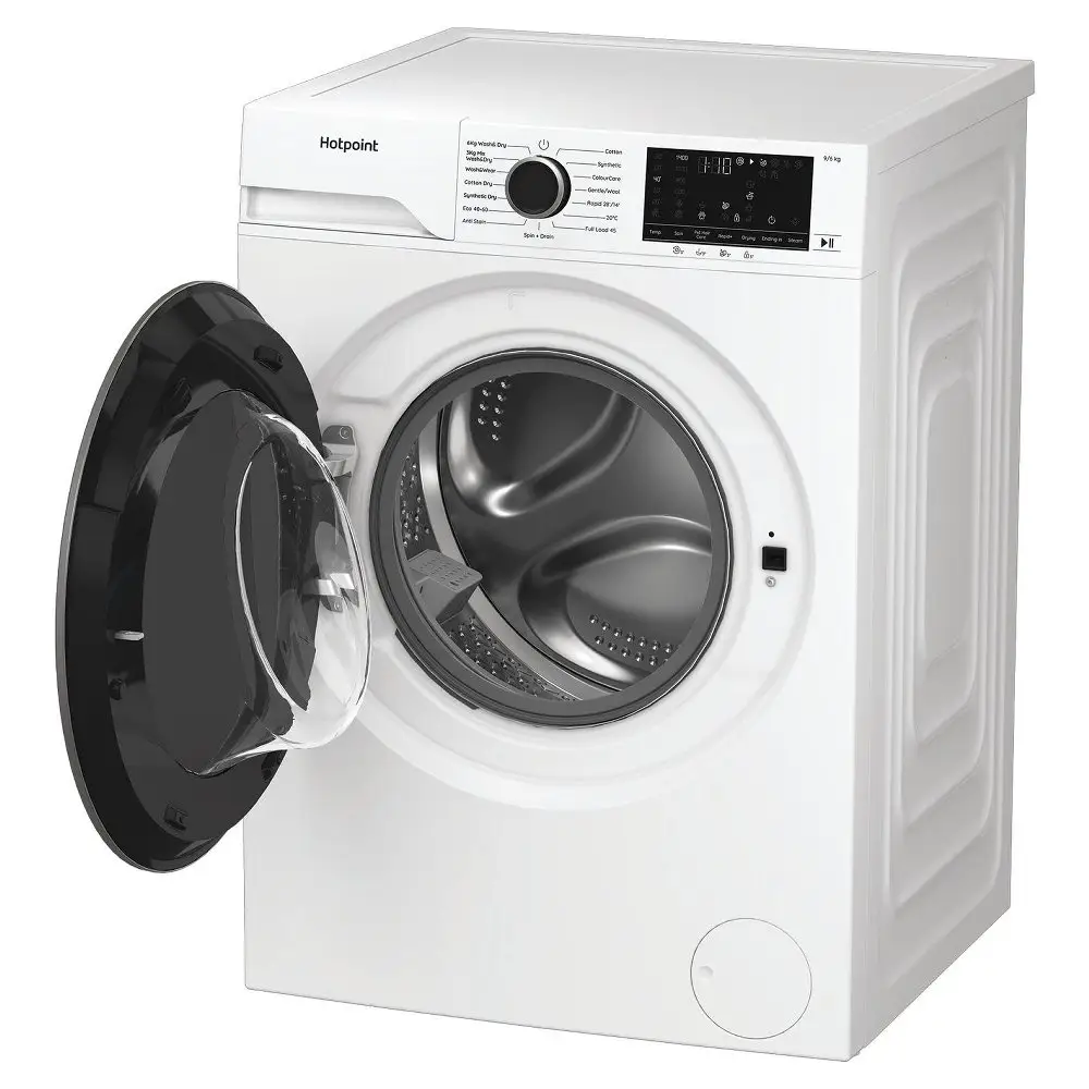 Hotpoint HBD9681ANTSTAIN 9kg/6kg 1400 Spin Washer Dryer - White - Image 3