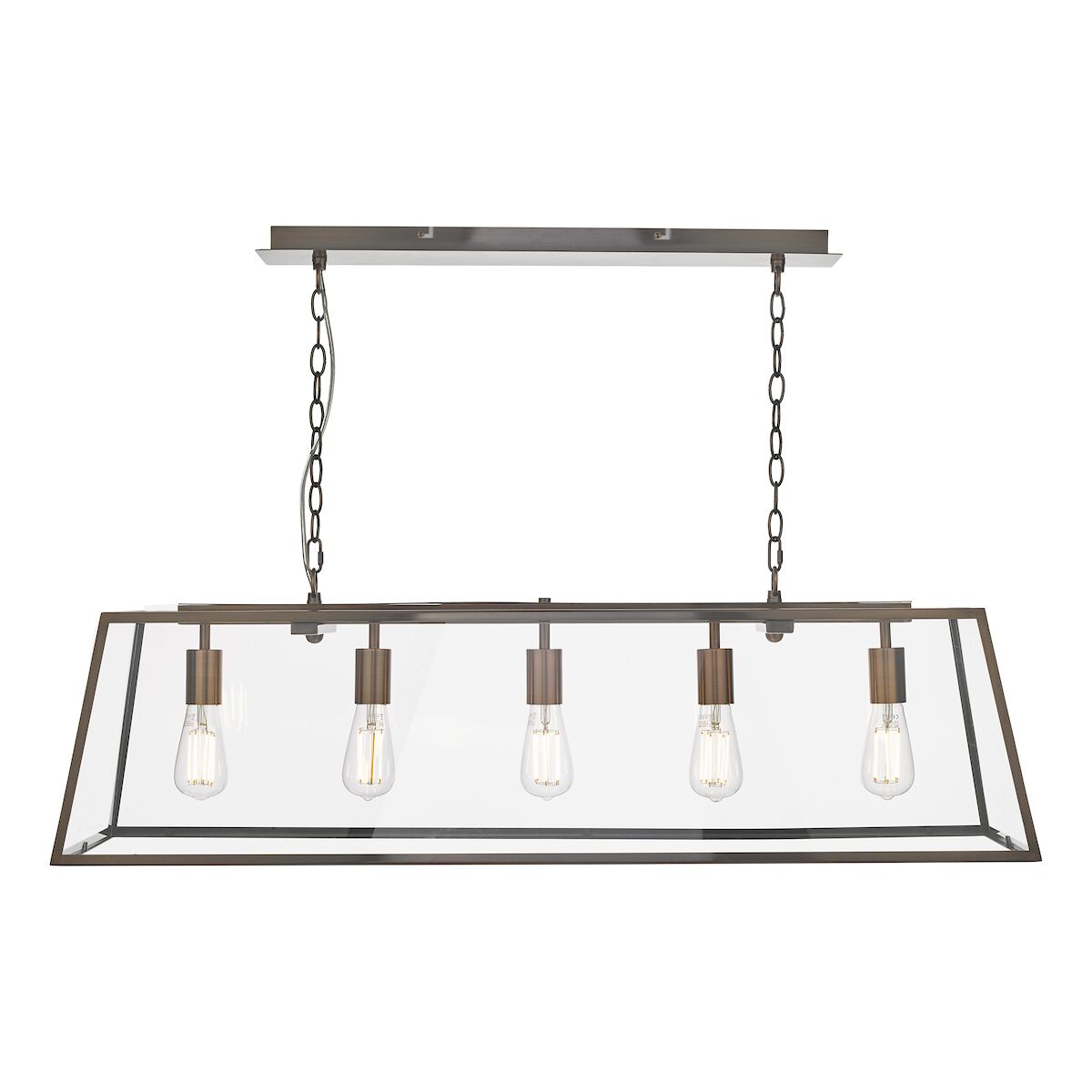 Academy 5 Light Bar Pendant Antique Copper<br>Antique Copper - Image 2
