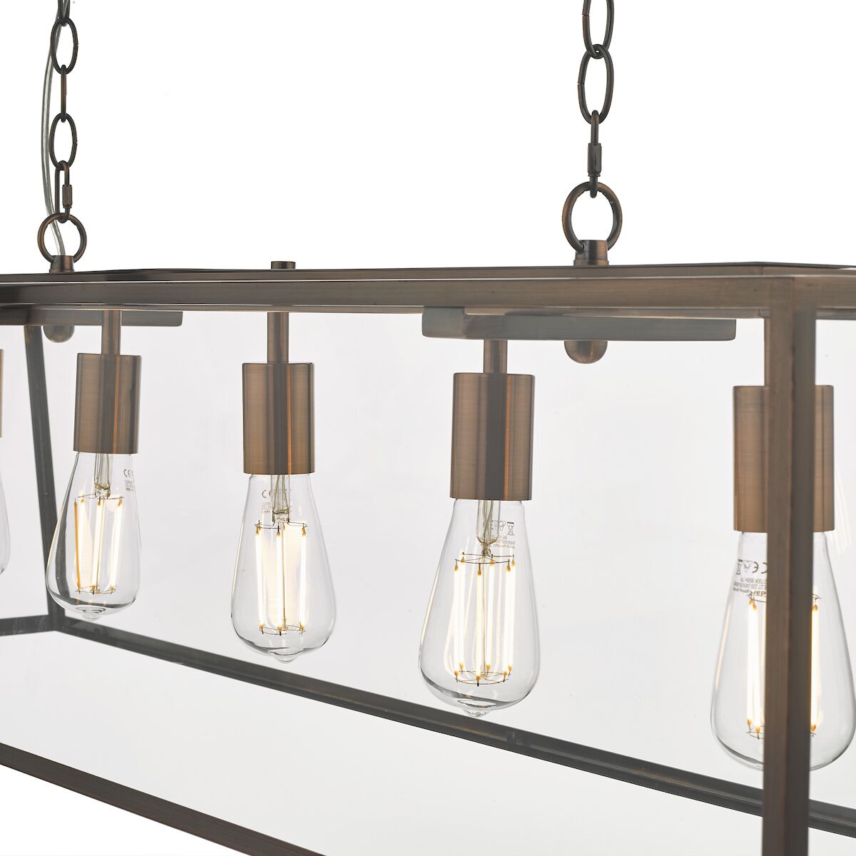Academy 5 Light Bar Pendant Antique Copper<br>Antique Copper - Image 3