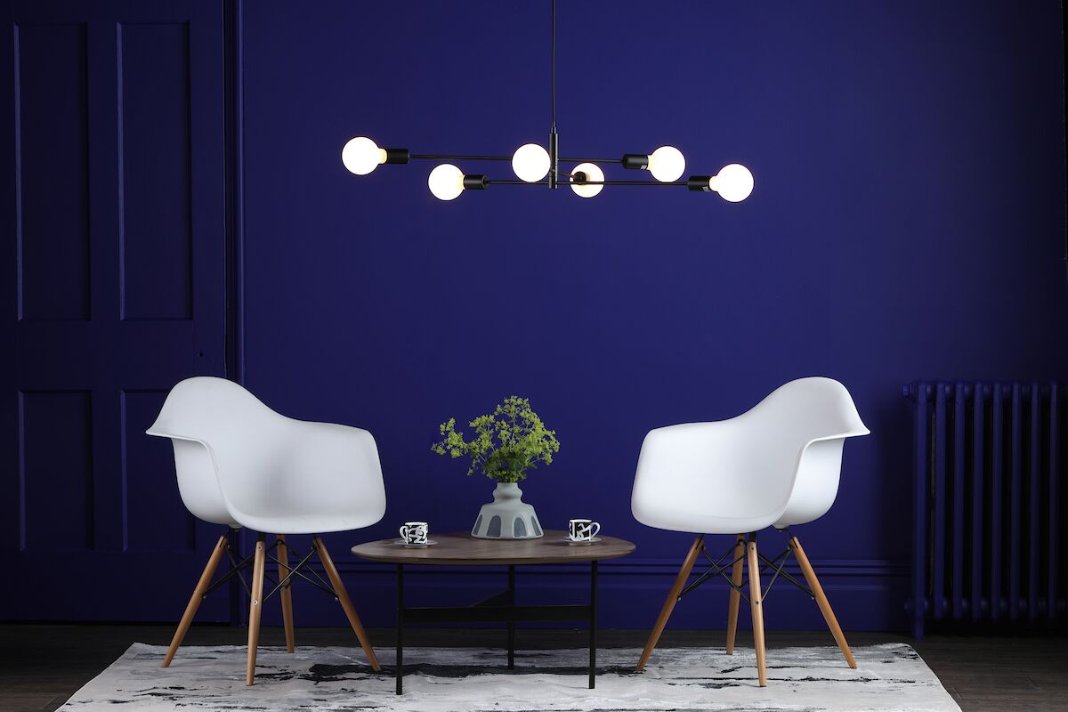 Alana 6 Light Pendant Black<br>Matt Black - Image 4