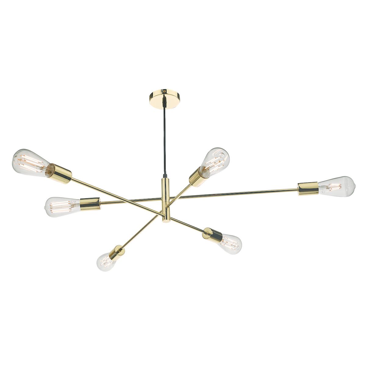Alana 6 Light Pendant Polished Gold<br>Polished Gold - Image 6