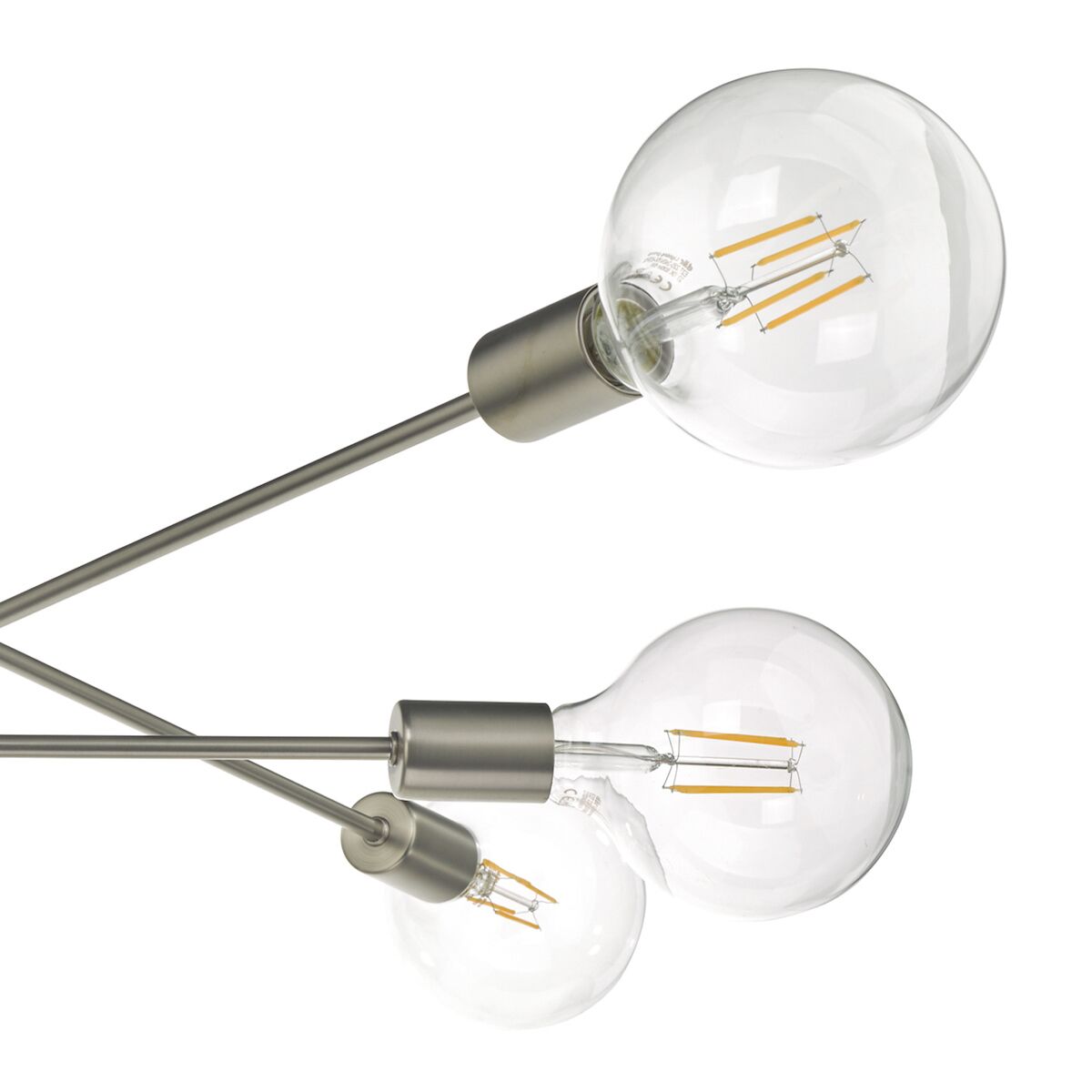 Alana 6 Light Pendant Satin Chrome<br>Satin Chrome - Image 3