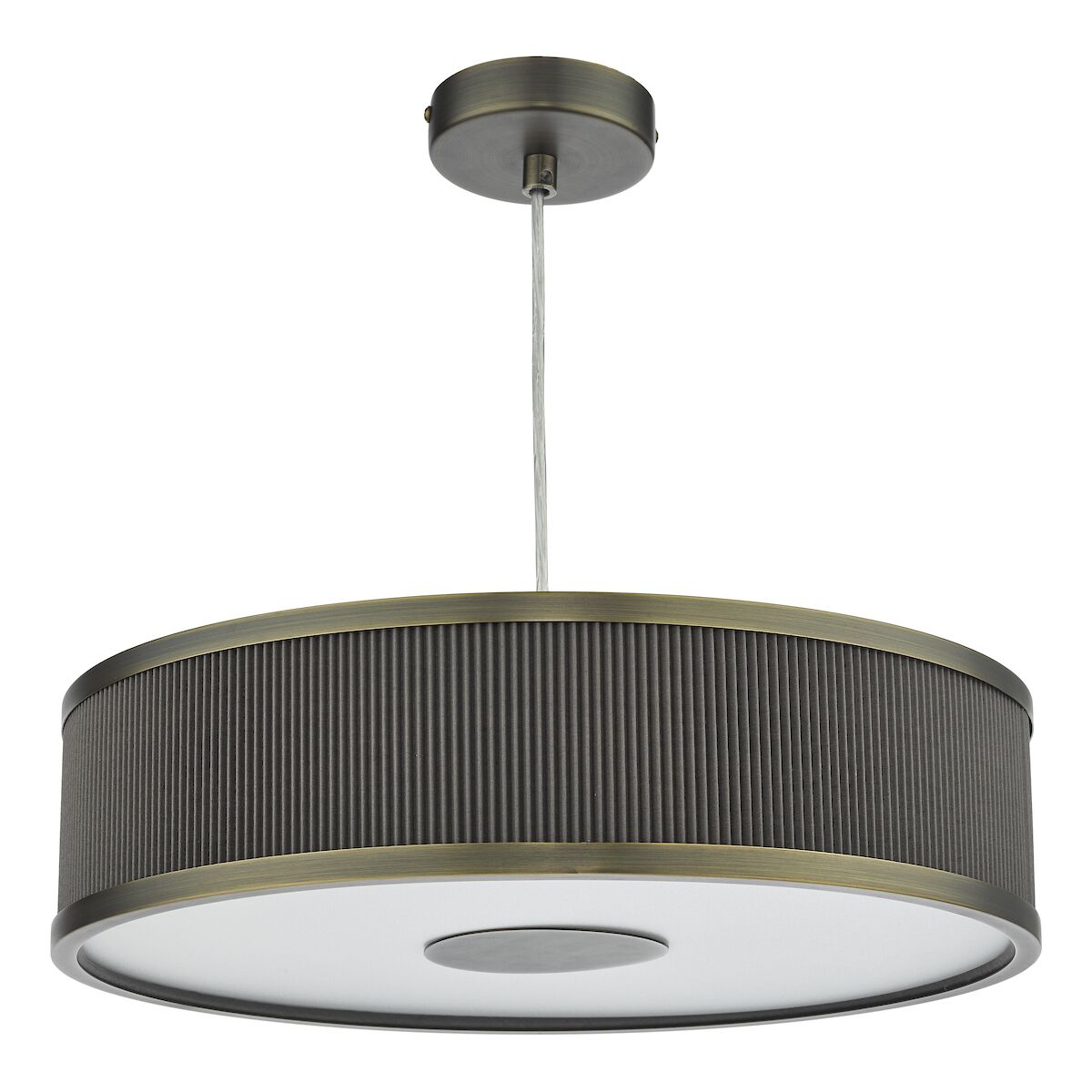 Alvaro 3 Light Single Pendant Antique Bronze Mushroom<br>Antique Bronze - Image 2