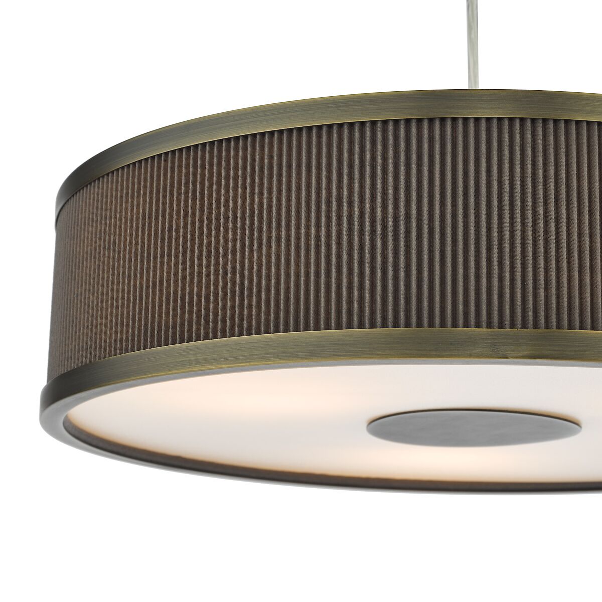 Alvaro 3 Light Single Pendant Antique Bronze Mushroom<br>Antique Bronze - Image 3