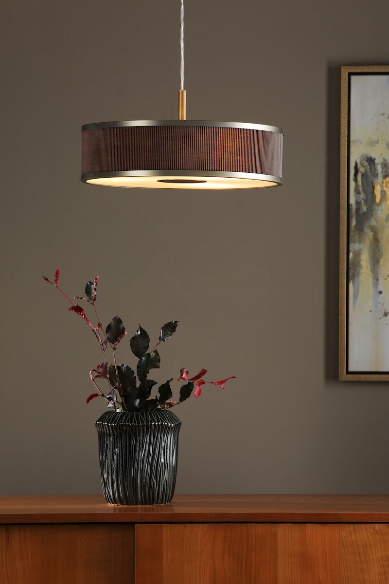 Alvaro 3 Light Single Pendant Antique Bronze Mushroom<br>Antique Bronze - Image 4