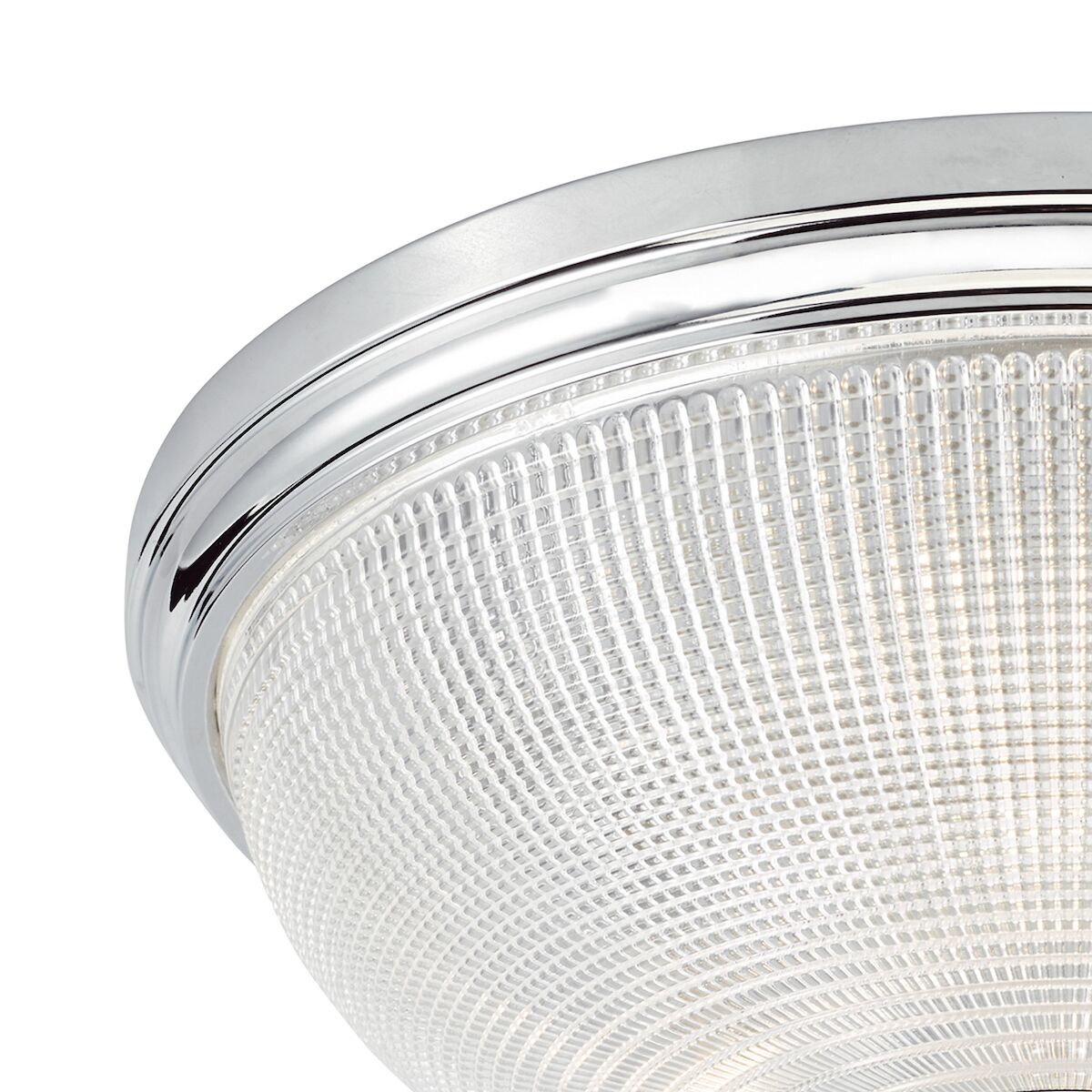 Arbor Bathroom 3 Light Flush Polished Chrome & Glass IP44<br>Polished Chrome - Image 5