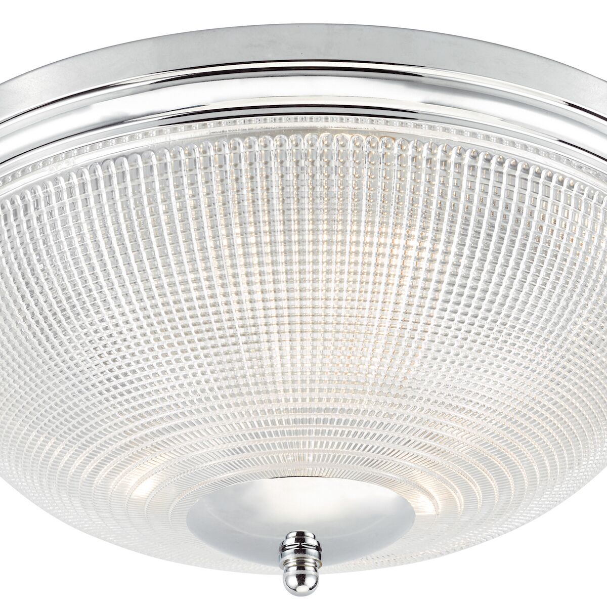 Arbor Bathroom 3 Light Flush Polished Chrome & Glass IP44<br>Polished Chrome - Image 4
