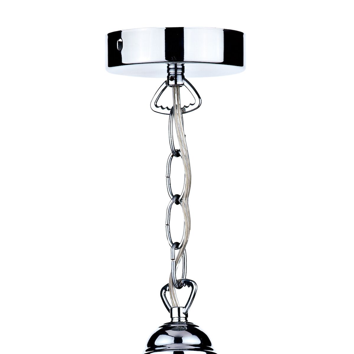 Ardeche 1 Light Large Pendant Clear Glass Polished Chrome<br>Polished Chrome - Image 5
