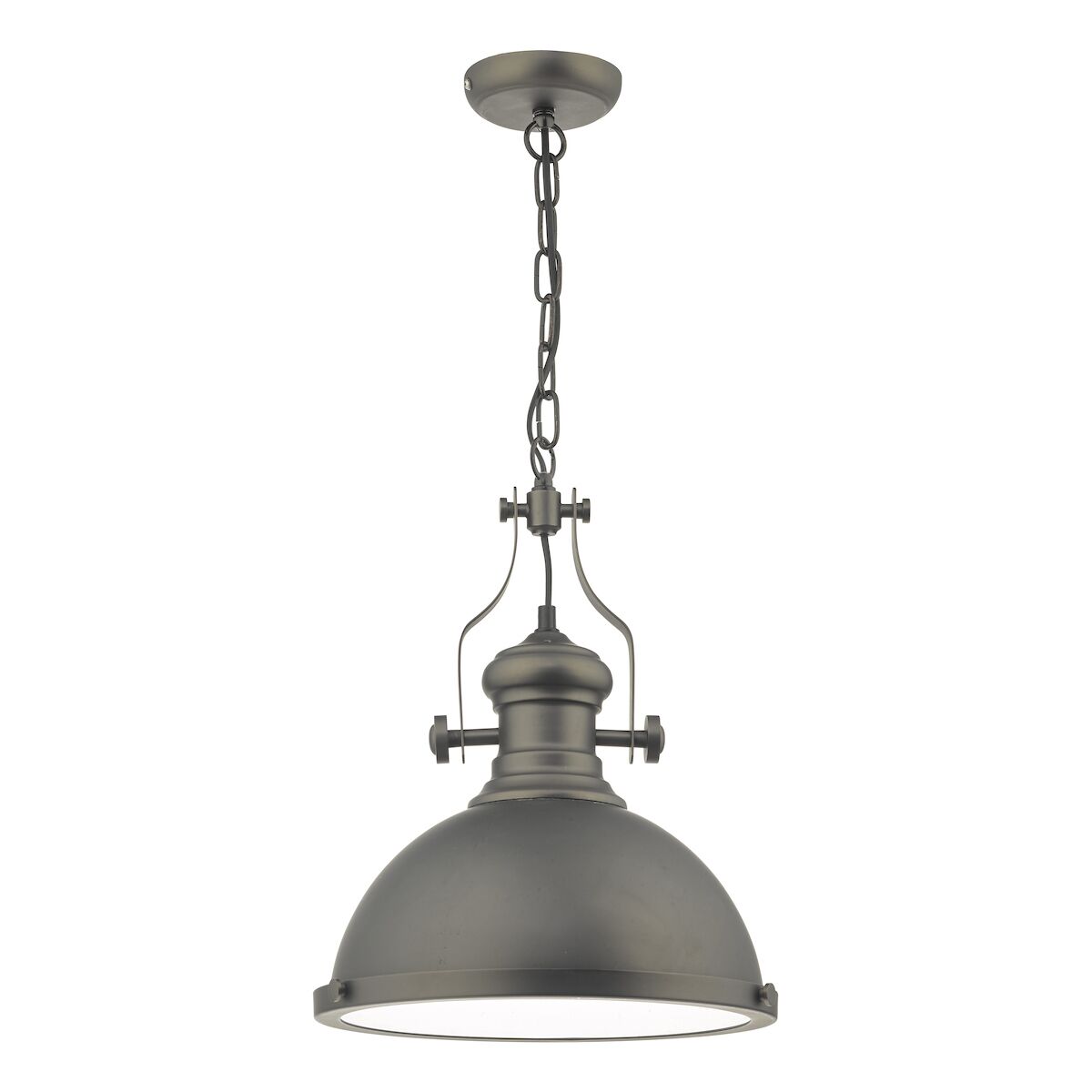 Arona Pendant Antique Pewter & Glass<br>Antique Pewter