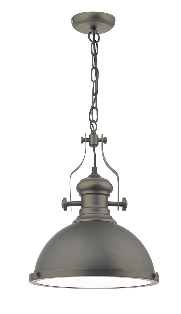 Arona Pendant Antique Pewter & Glass<br>Antique Pewter - Image 7