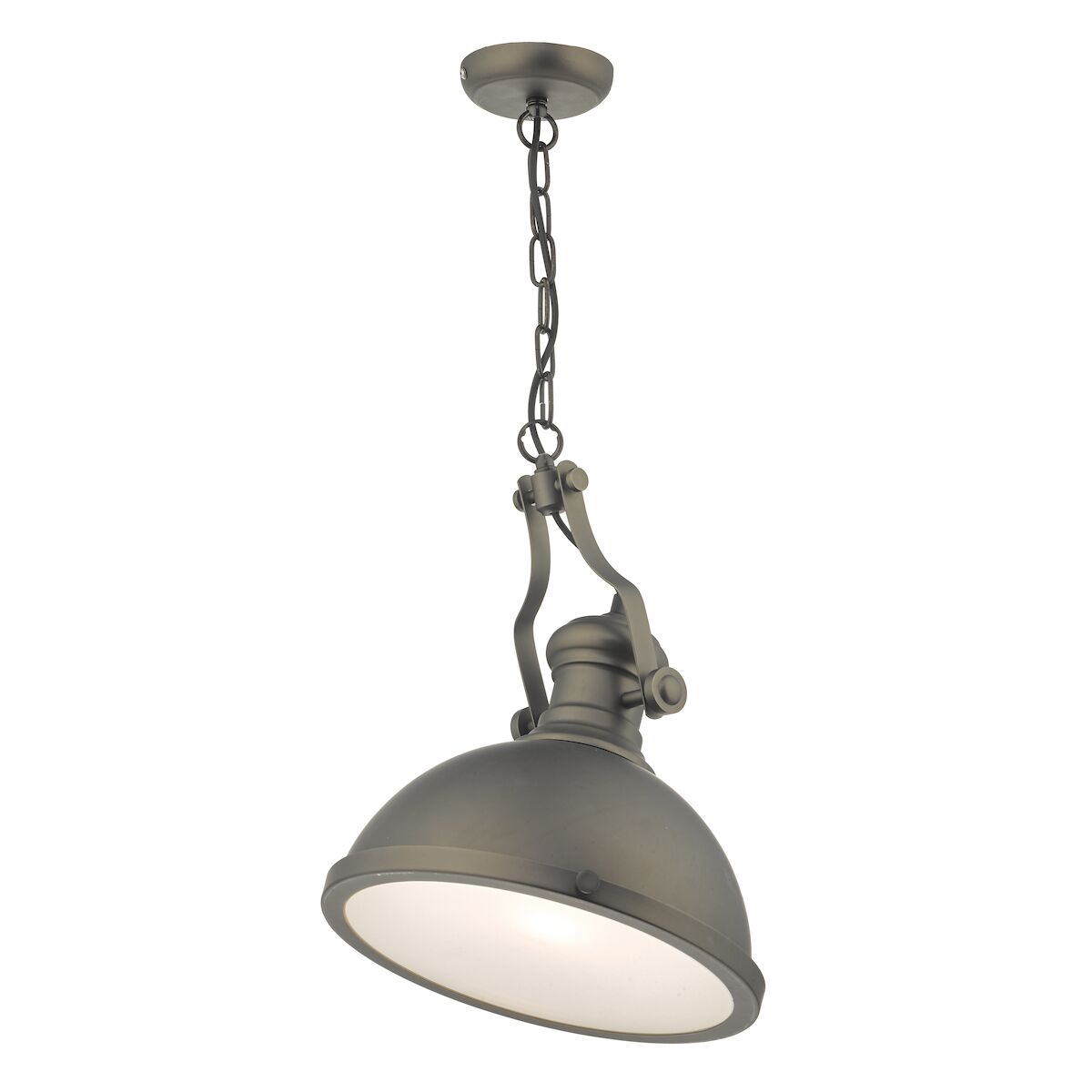 Arona Pendant Antique Pewter & Glass<br>Antique Pewter - Image 6